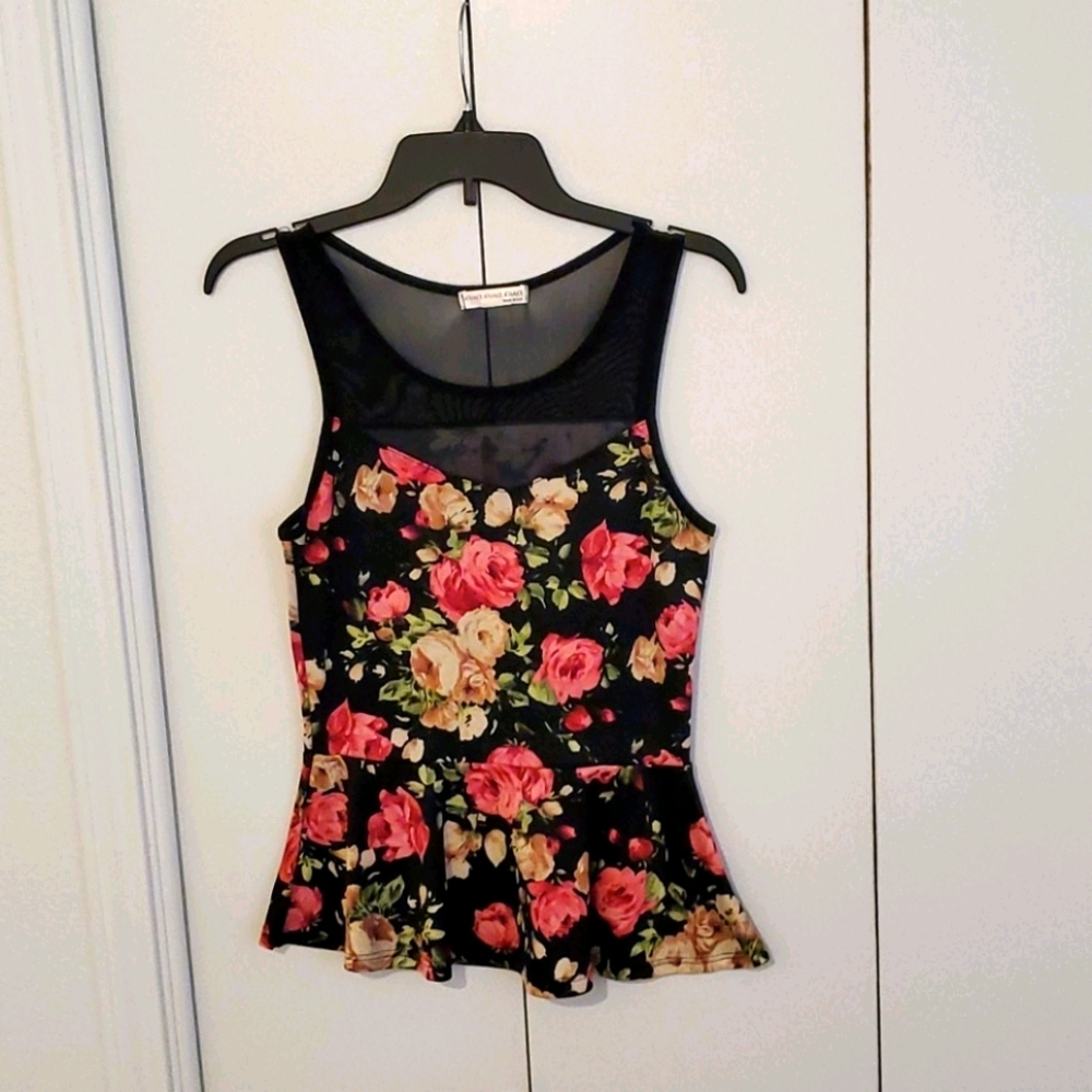 Flower Plum Top